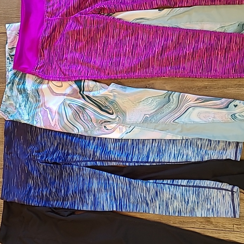 Lot of 4 girls workout leggings